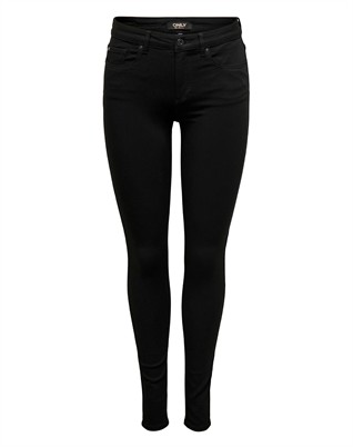 Blush Mid 4 Ever Black Jeans
